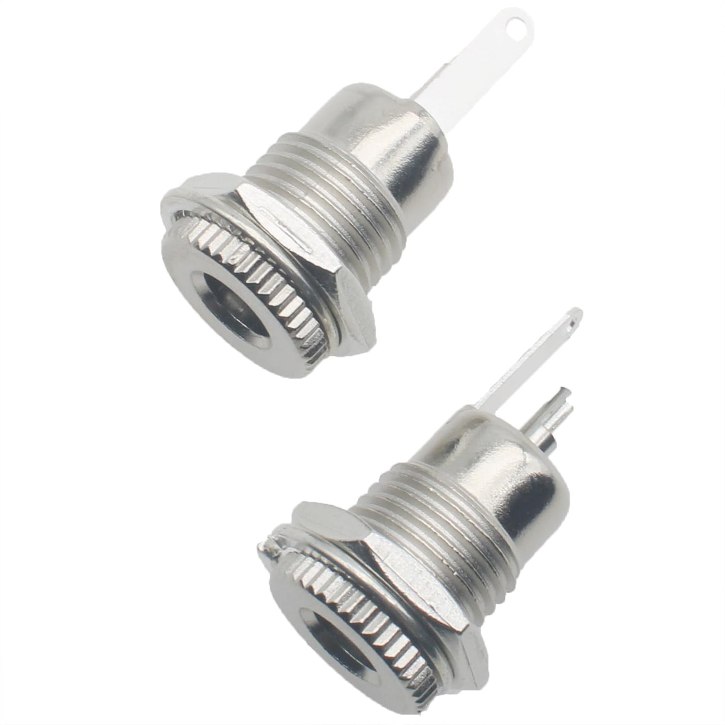 SYCZIOHU DC-099 5.5 MM x 2.1 MM Threaded Female Power Jack Panel Connector for Car Audio, Laptops and MP3 Players (6 PCS)