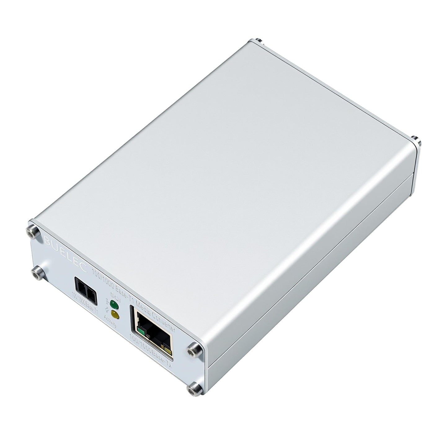 BUELEC 100/1000Base-T1-TX-L Automotive Ethernet Media Converter - 1Gbps Full-Duplex Gigabit T1 to RJ45, 88Q2112&RTL8211FI, Aluminum Alloy Case,TE