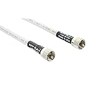 MPD Digital I MPD-400 PVC Superflex Coax Cable I PL259 UHF Male Connectors I Ultra Low Loss for Ham, VHF, RF, CB Radio I Made in the USA I White, 25