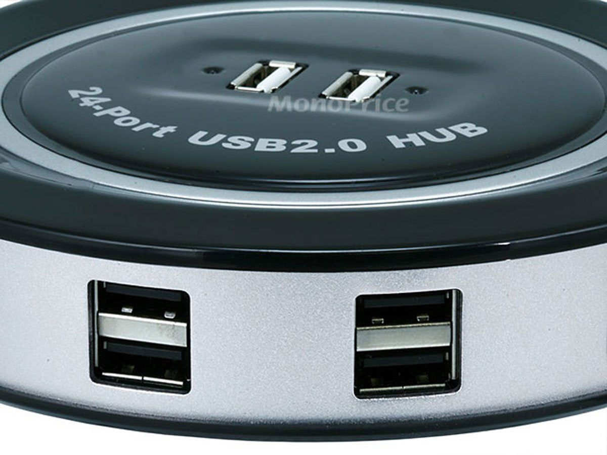 Monoprice 24-Port USB 2.0 HUB with AC Adapter (106436)