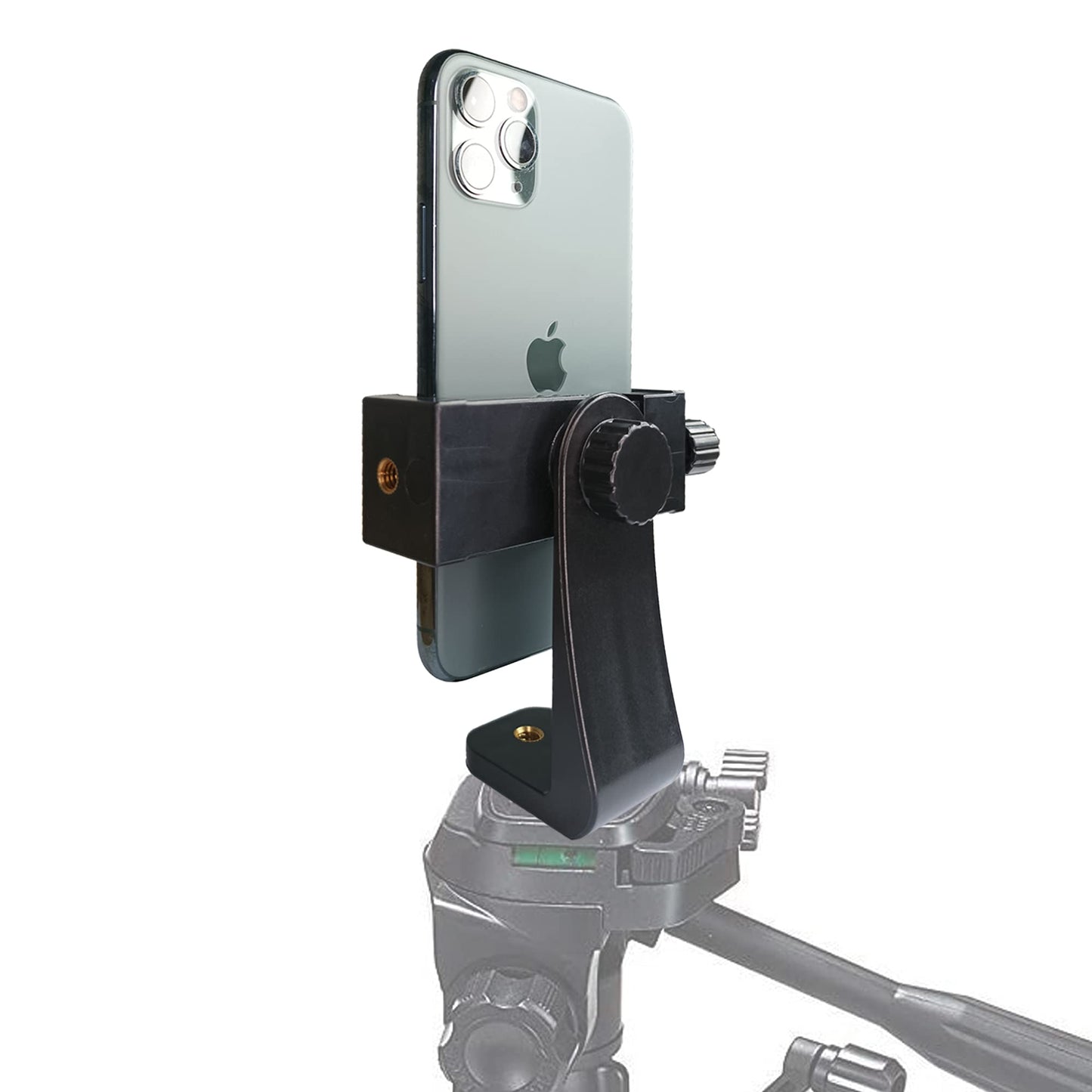 Peastrex Universal Phone Tripod Mount Adapter with ?ireless Camera Remote, Cellphone Holder Vertical and Horizontal Tripod Mount Rotatable Bracket