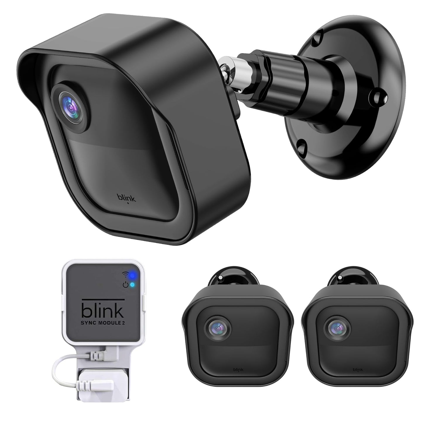 All-New Blink Outdoor Camera Wall Mount for Blink Outdoor 4 / 3rd Gen / Outdoor 2K+ Camera, Weatherproof Protective Cover and 360 Degree Adjustable