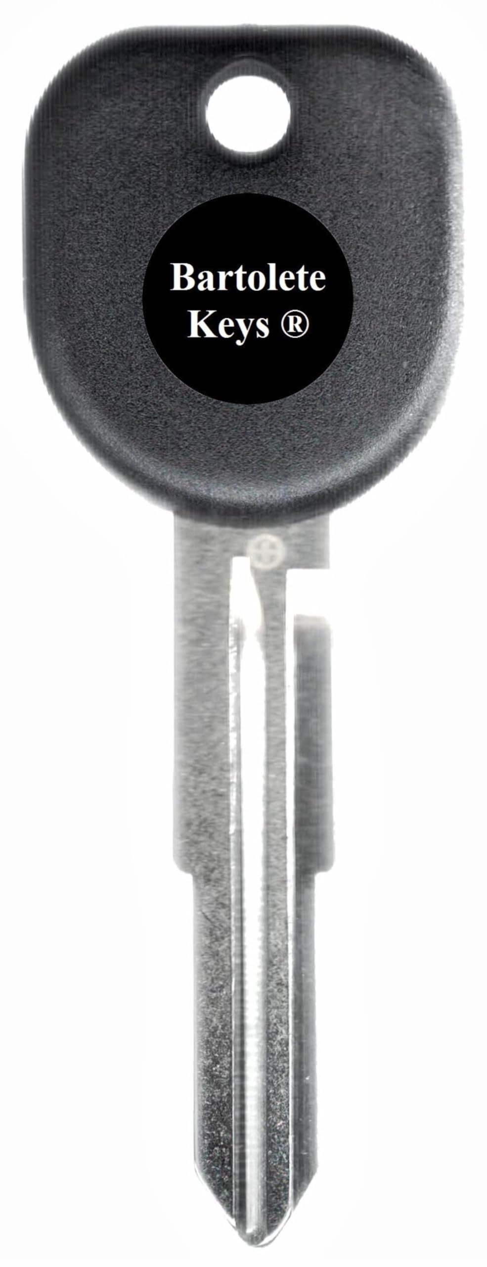 Bartolete Keys Transponder Key Blank Fits Chevrolet Captiva Saturn Vue with Do It Yourself Programming Instructions