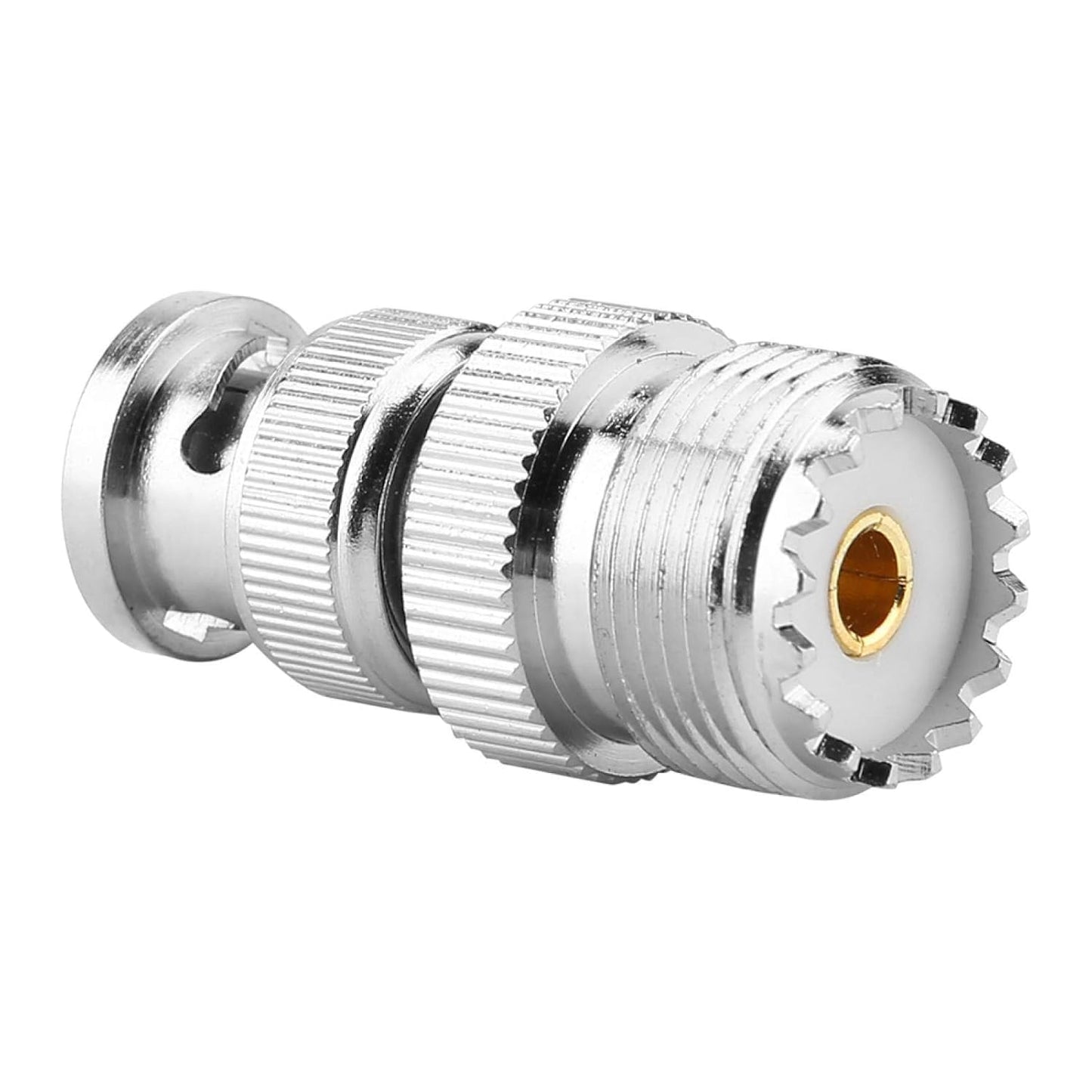 DHT Electronics 2pcs RF coaxial Coax Adapter BNC Male to UHF Female SO-239 SO239