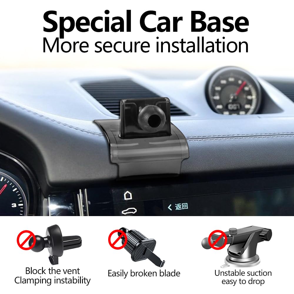 JIEZMO Car Magnetic Phone Mount for Porsche Macan 2015-2026 and Porsche Cayenne 2019-2023 Auto Interior Accessories Best Cellphone Holder Cell Phones