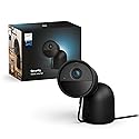Philips Hue Secure Desktop Camera, 1080P Video Resolution, Notifications, Two-Way Audio, Seamless Integration, Compact Desktop Stand, Black, Free
