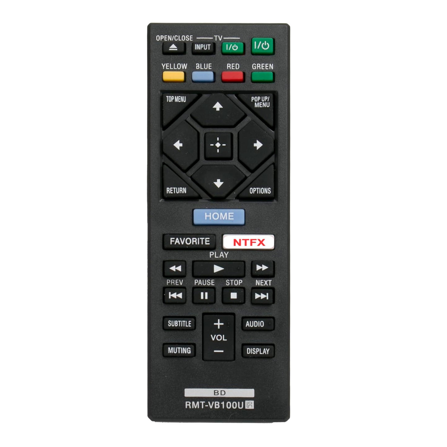 NEW RMT-VB100U Replaced BLU-RAY Player Remote fit for Sony Player BDP-BX150 BDP-BX350 BDP-BX550 BDP-BX650 BDP-S1500 BDP-S2500 BDP-S2900 BDP-S3500
