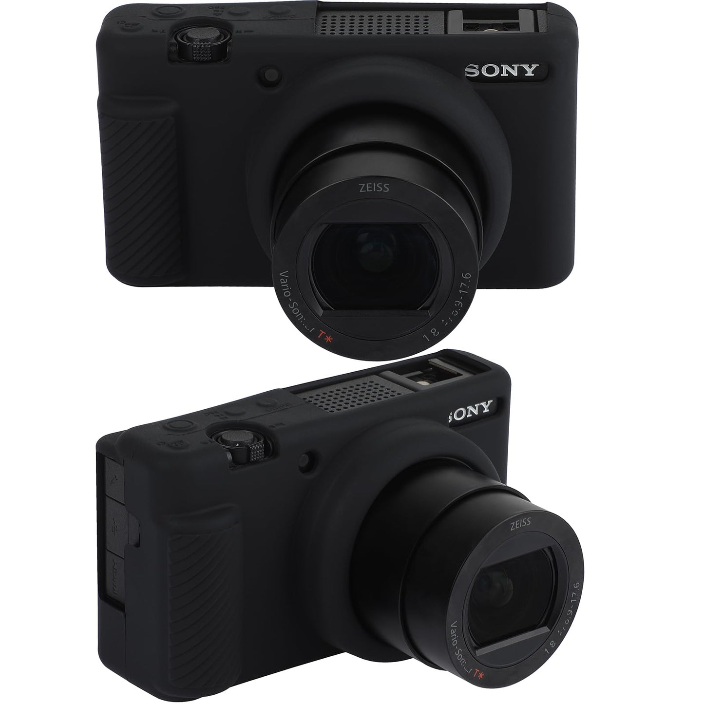 MIOKAU ZV-1F Camera Case, Soft Silicone Protective Case for Sony ZV1F/ZV-1M2/ZV-1 Mark II (NOT for ZV1) Vlog Camera, Lightweight ZV1F Cover (Black)
