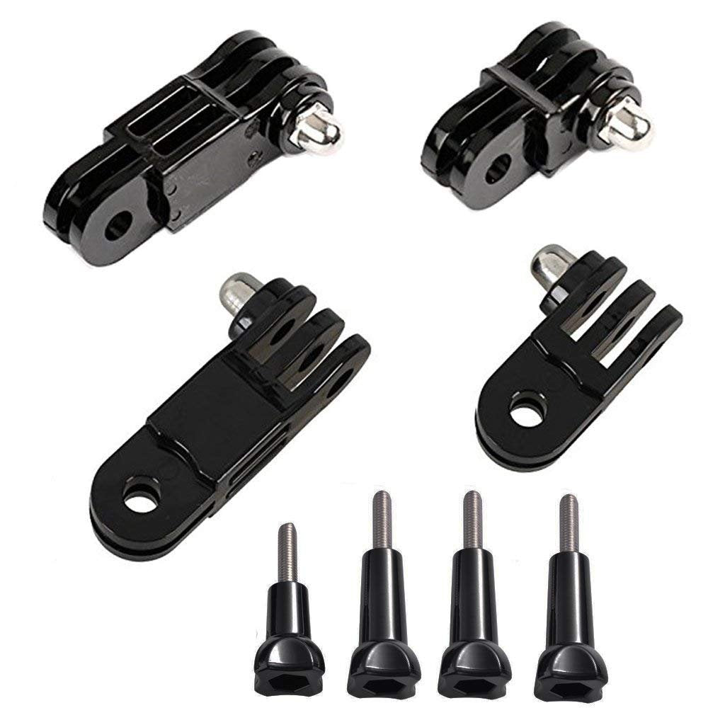 OctinPris 3-Way Adjustable Extension Pivot Arm Adapter Set- Long & Short Straight Joints Connector Convertor 35mm/50mm (2X Same Direction + 2X