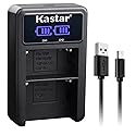 Kastar NP-FM50/FM55LED2 USB Battery Charger Compatible with Sony DSC-F707 DSC-F717 DSC-F828 DSC-R1 DSC-S30 DSC-S50 DSC-S70 DSC-S75 DSC-S85, HDR-HC1