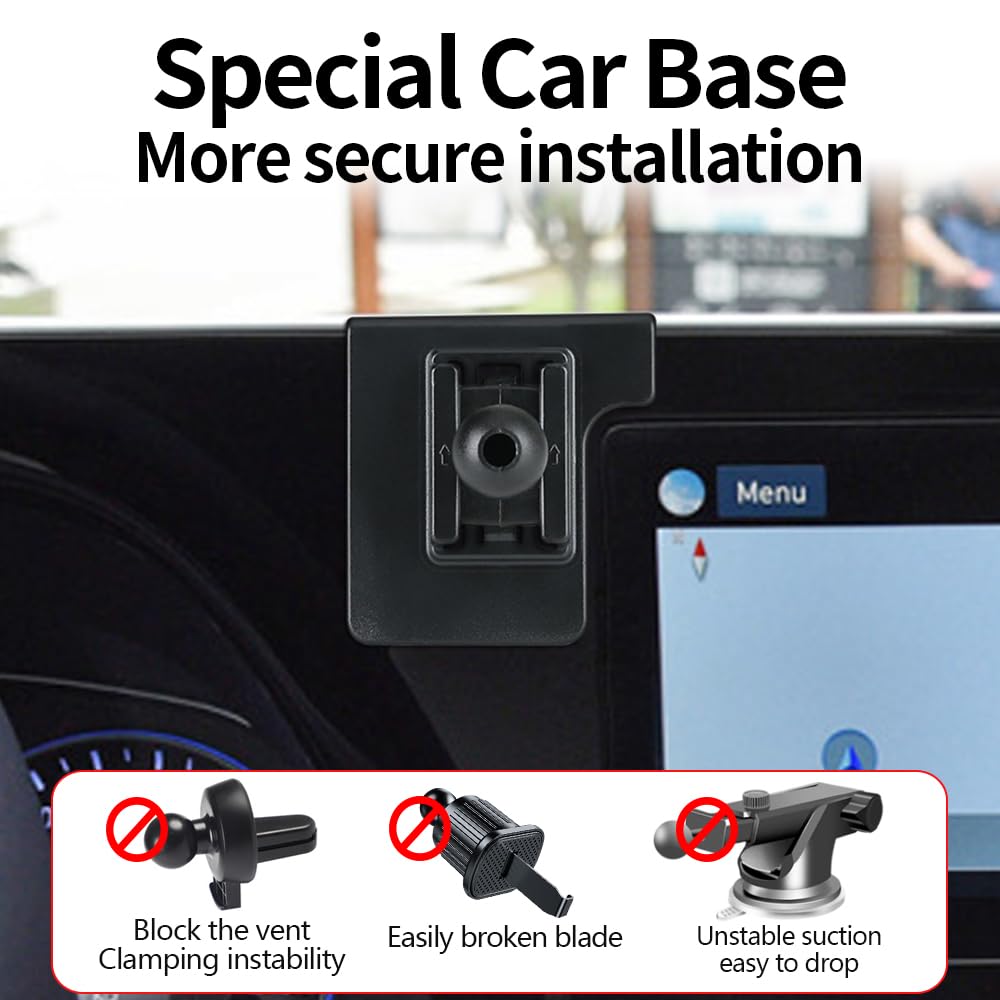 YEGZA Car Phone Holder for Hyundai Palisade 2020 2021 2022 2023 2024 Auto Accessories Navigation Bracket Interior Decoration Dashboard Cell Mobile