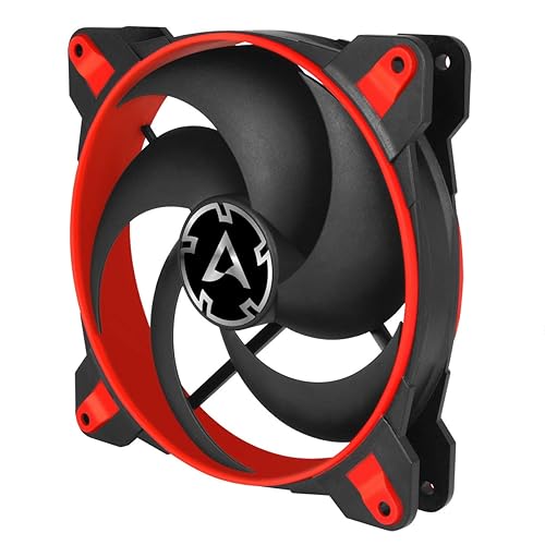 ARCTIC BioniX P140 - PC Fan, 140mm Gaming Case Fan with PWM Sharing Technology (PST), Pressure-optimised, Computer, Fan Speed: 200-1950 RPM - Red