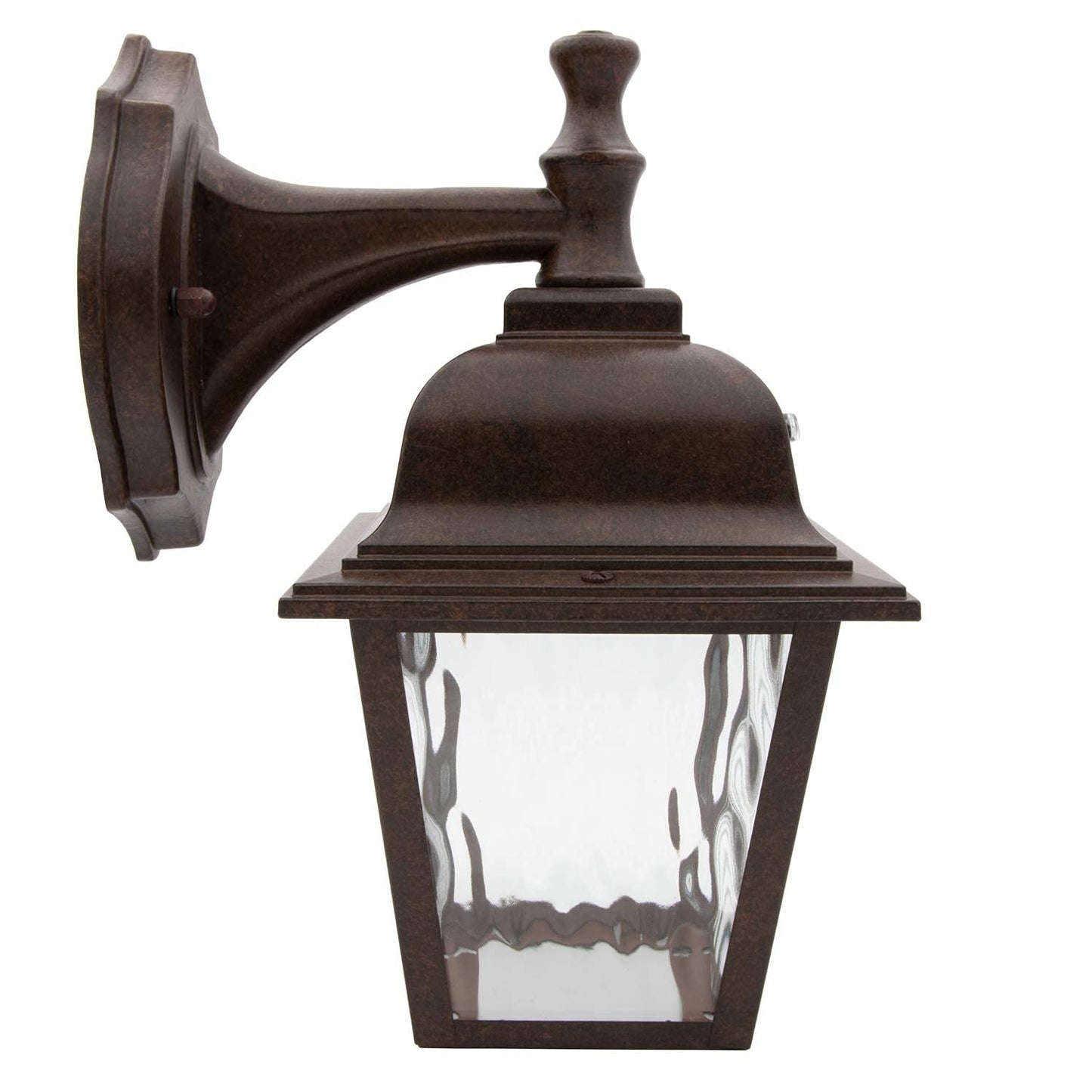 Maxxima LED Aged Bronze Outdoor Wall Light, Photocell, 875 Lumens, 3000K