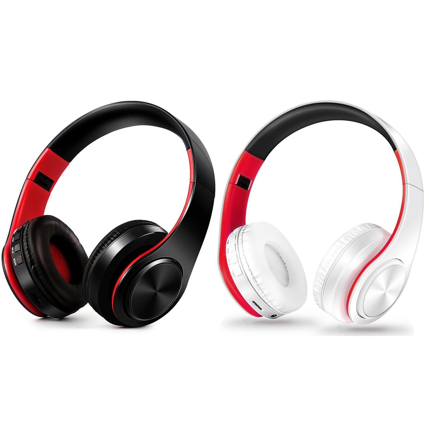 JYSiptkird Bluetooth Over The Ear Headphone Stereo Sound Computer PC Headset for Gaming Meeting Chat with Mic/Soft Earmuffs/Foldable/TF 3.5mm Jack…