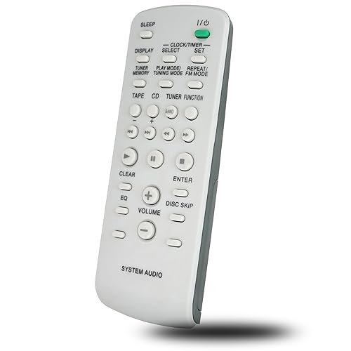 Replacement Remote Control for Sony RM-SC50 MHC-RG295 HCD-RG295 MHC-GX470 HCD-GX470 MHC-GX570 HCD-GX570 Micro Hi-Fi Component System