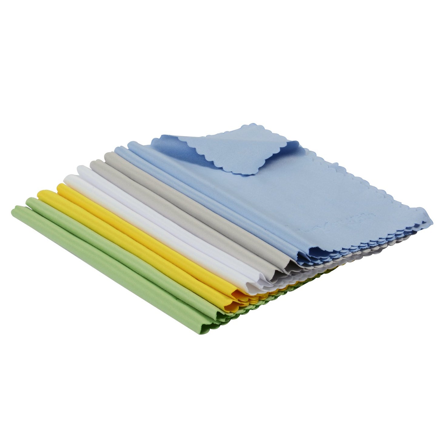 ColorYourLife 10-Pack Microfiber Cleaning Cloths for Smart Phones, Laptops, Tablets, Lenses, LCD Monitor, TV, Camera, Eyeglasses, Optics etc in Retail