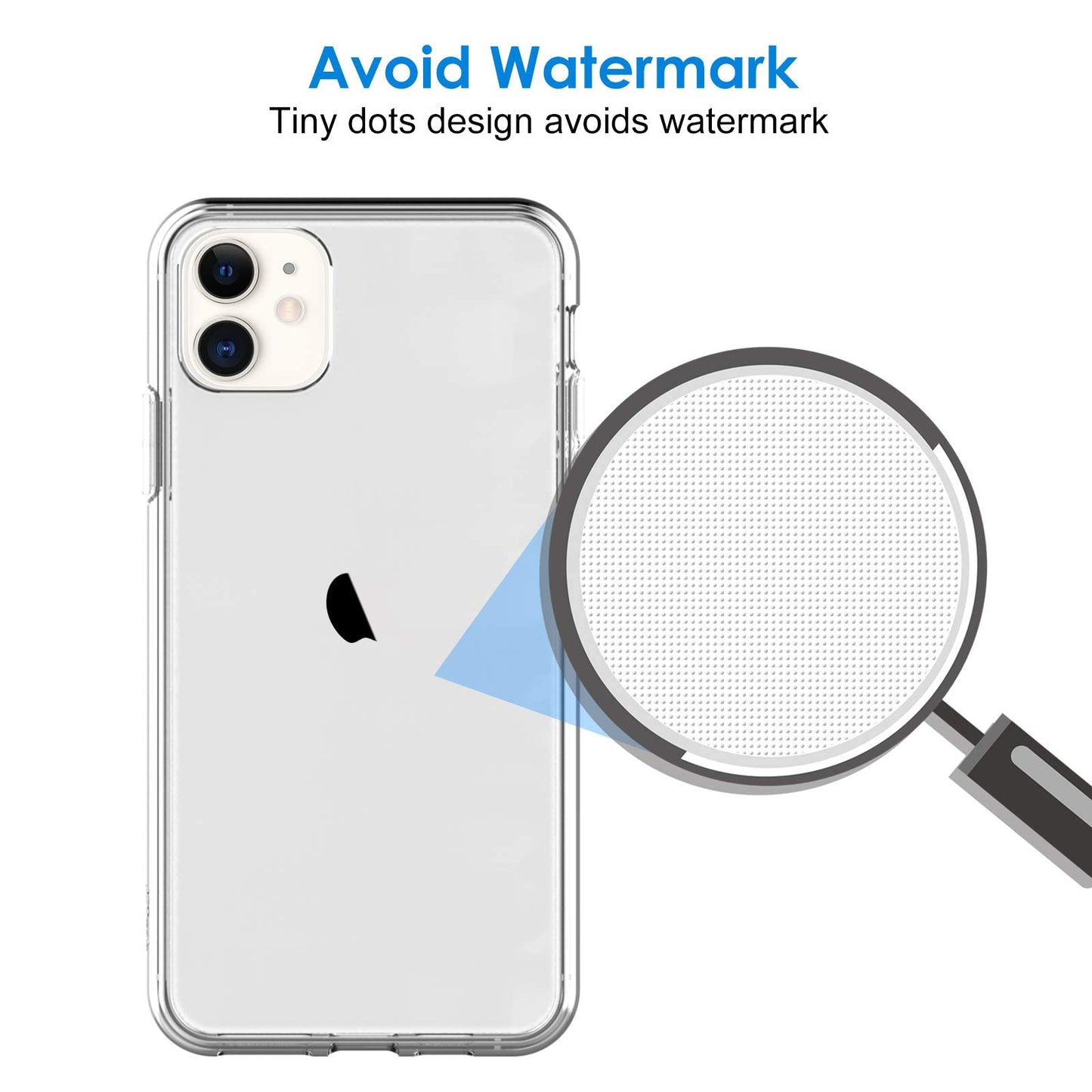 JETech Case for iPhone 11, Anti-Yellowing, Clear