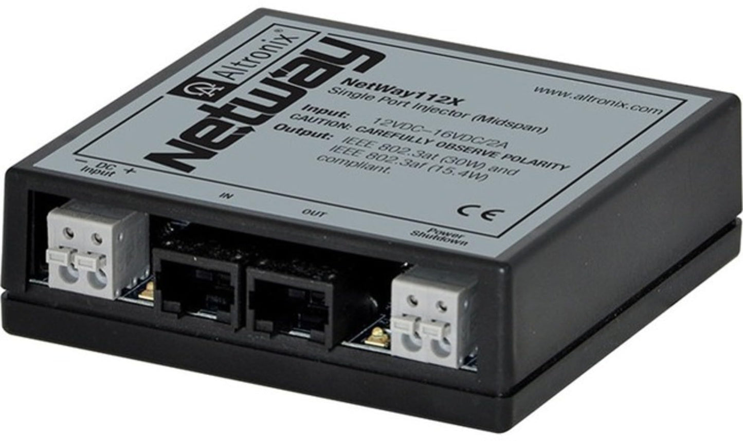 Altronix NetWay112 Single Port Midspan PoE Injector