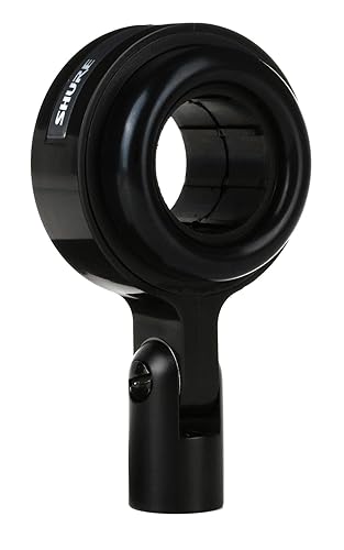 Shure A55M Shock Mount Microphone Clip - Shockstopper Isolation Mount and Adapter for for Handheld Mics with 3/4 (25-30mm) Barrel Diameter including