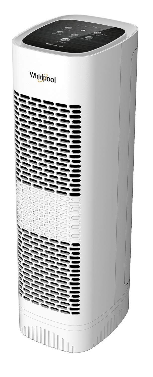 Whirlpool WPT80P Whispure True Hepa Air Purifier, Activated Carbon Advanced Anti-Bacteria, Ideal for Wildfire, Allergies, Odors, Pet Dander, Mold