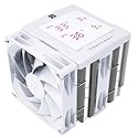 Thermalright Peerless Assassin 120 Digital White CPU Cooler, Dual Towers and Dual Fans Cooling, CPU Air Cooler, Digital Display Top Cover