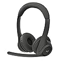 Logitech Zone 301 Wireless Bluetooth Headset with Noise-Canceling Microphone, Compatible with Windows, Mac, Chrome, Linux, iOS, iPadOS, Android