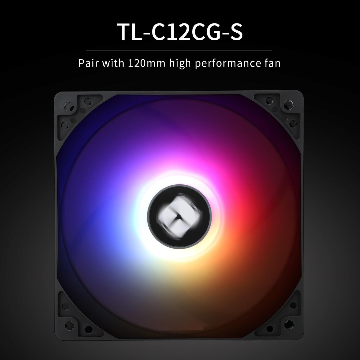 Thermalrlght Burst Assassin 120 ARGB CPU Cooler, 120mm PWM Quiet Fan ARGB CPU Air Cooler with 1550RPM Speed, for Intel 1700/1150/1151/1200