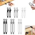 Muxou Silicone Cable Ties, Magnetic Data Cable Organizers Reusable Cable Ties Wire Organizer Adjustable Fastening Cable Straps Magnetic Silicone Cable