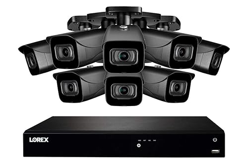16-Channel Fusion NVR System with 4K (8MP) IP Cameras 8 / Black