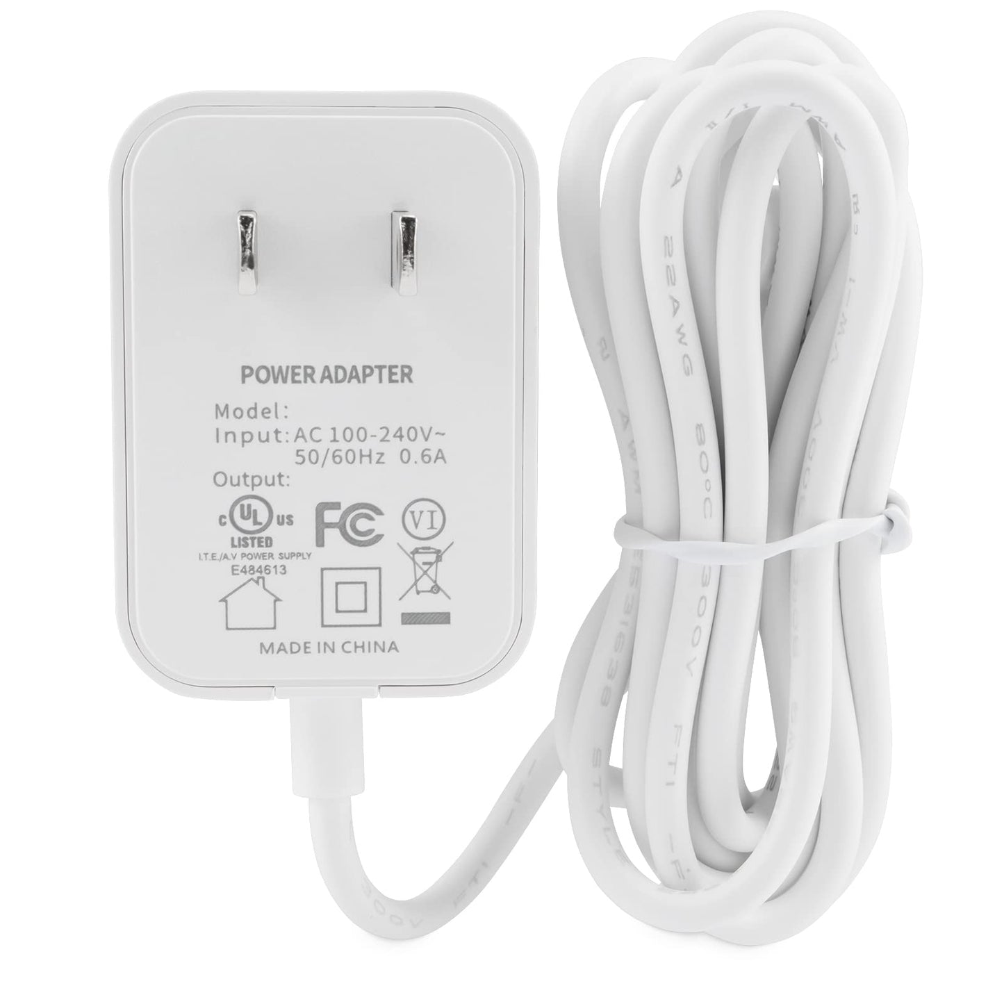 LEFXMOPHY Charger for VTech VM901 VM919HD Baby Monitor Camera (Not for Handheld Screen Parent Unit) 5V Power Adapter UL Aadpter with 5ft Cord