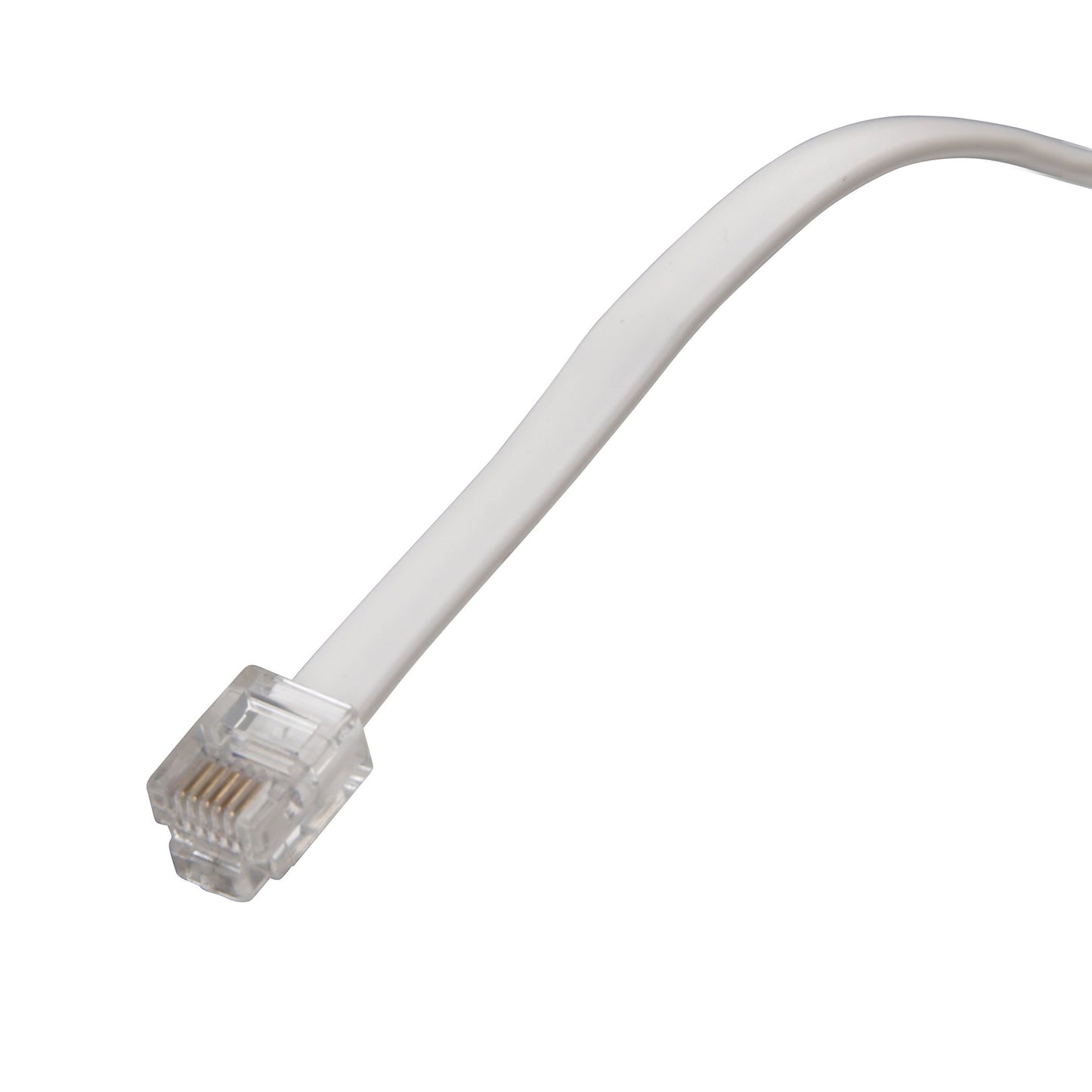 AmerTac - Zenith TL1007W TL1007W 7 FT 6 Wire Line Cord, White Landline Telephone Accessory