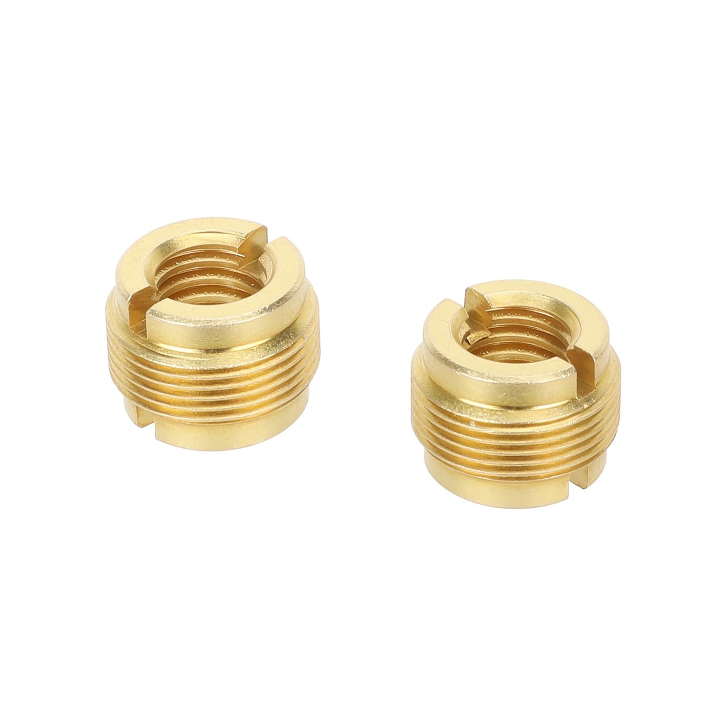 CAMVATE 3/8” Female To 5/8" Male Threaded Screw Adapter For Mic Microphone Stand(2 Pieces)