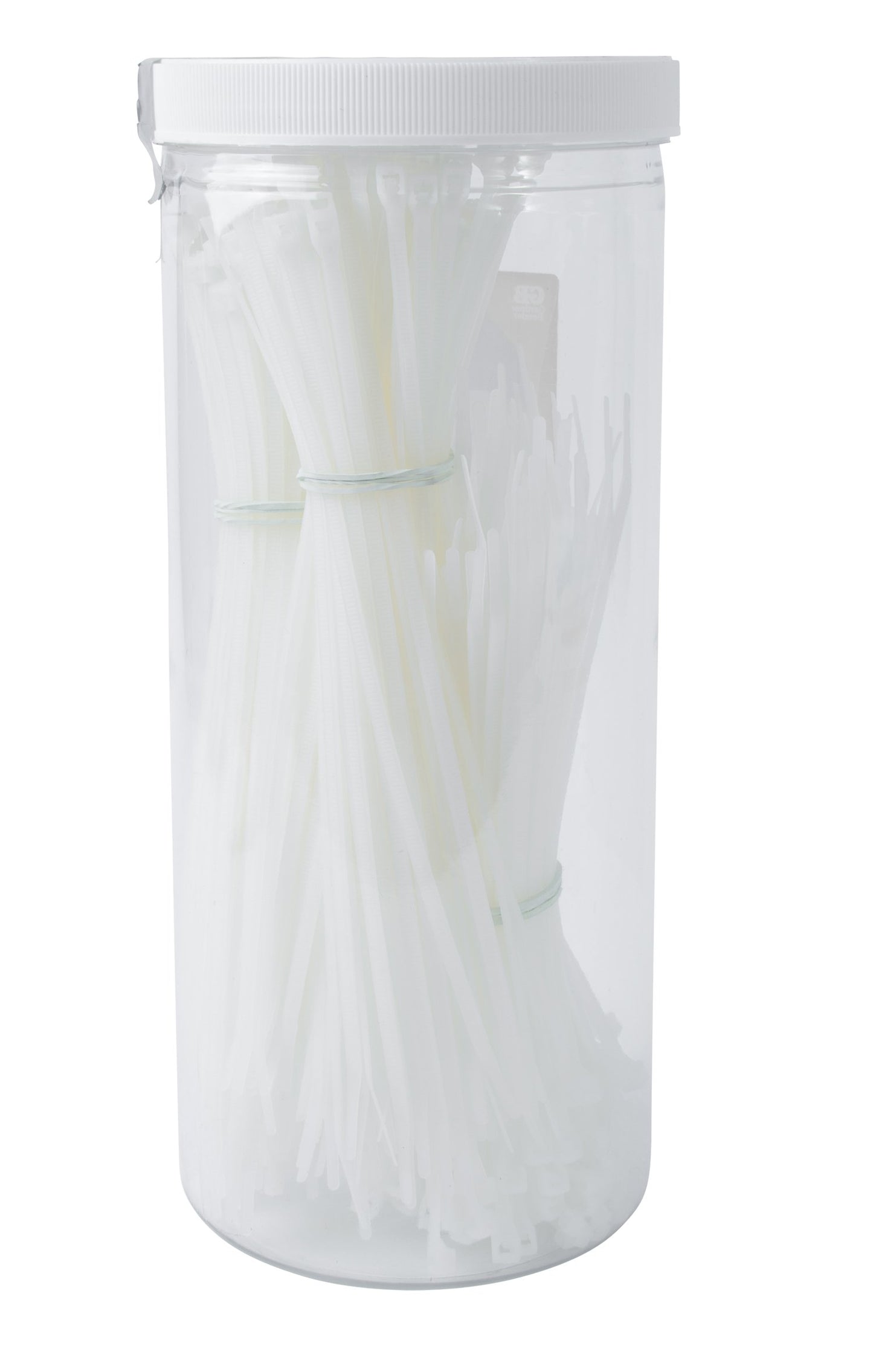 Gardner Bender 50098N Assorted Cable Ties, 4, 6, and 8 inch, 18 and 45 lb, Electrical Wire and Cord Management, Nylon Zip Tie, Reusable Container, 500