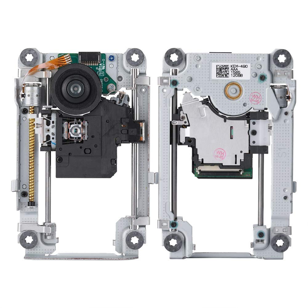 Optical Laser Lens with Deck Replacement,Professional Stable Transmission Chipset Bald Head,Easy Operation Installation,for Sony for PS4 KEM-490 AAA