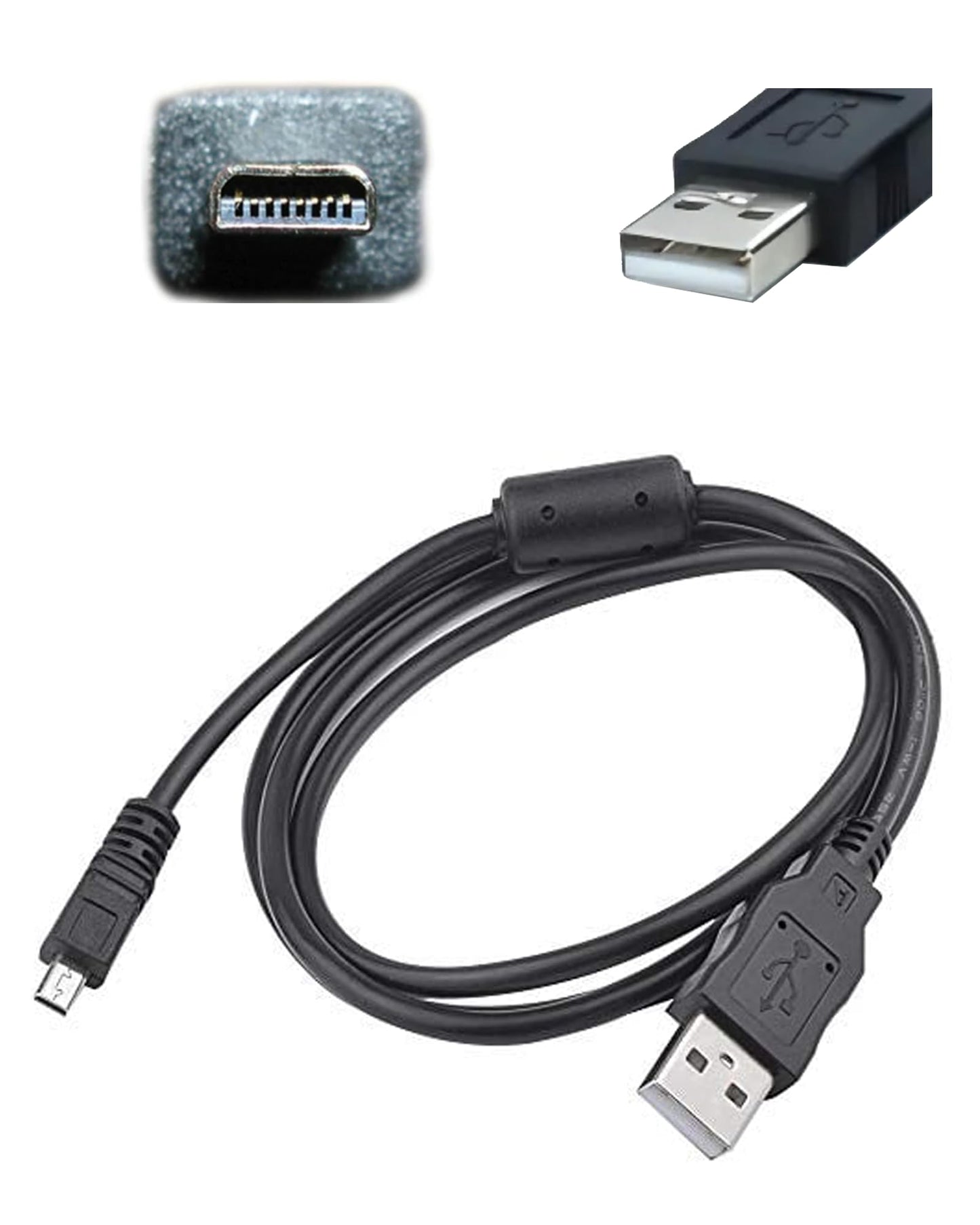 3.3ft Coolpix Charging Cord for Nikon Coolpix Charger Compatible with Nikon S3100 S3000 S6300 S570 S3500 S6500 Digital Camera?Replacement UC-E6 UC-E16