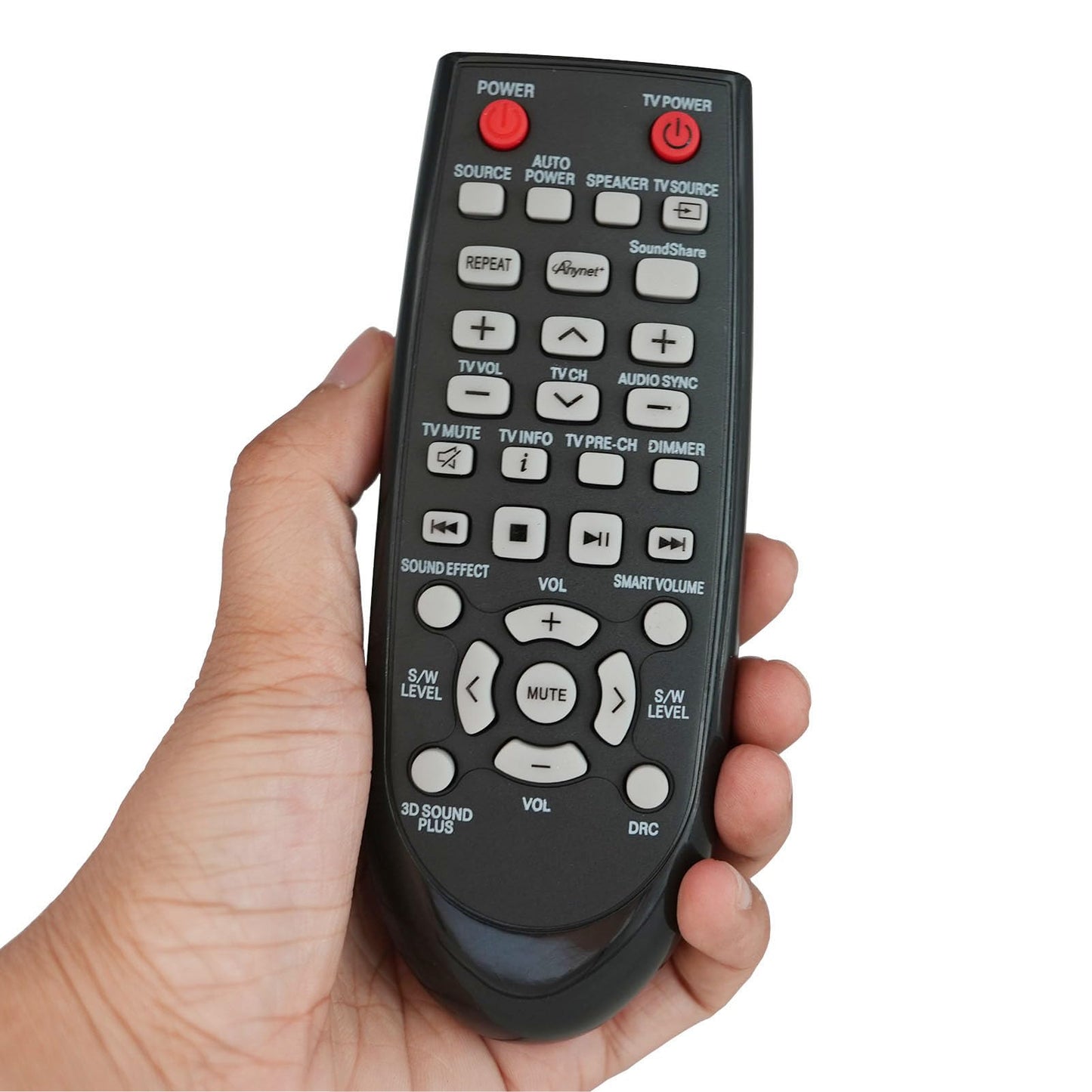 Replacement Remote Control Compatible for Samsung HW-FM35 AH5902547B HW-FM45/ZA HW-FM55C HW-D450 HW-H550/ZA HW-H551 HW-H570/ZA HW-H600/ZA Home Theater