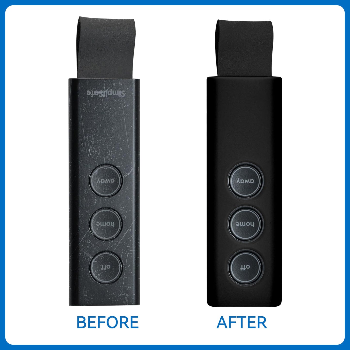 Protective Silicone Sleeve for SimpliSafe KeyFob - Arm and Disarm Remotely, Flexible Case for SimpliSafe Home Security System KeyFob - Latest Gen