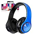 Kids Bluetooth Over Ear Headphones, Colorful LED Lights Headphones with Built-in Mic, Bluetooth 5.0, Wired and Wireless Foldable Stereo Headphones…