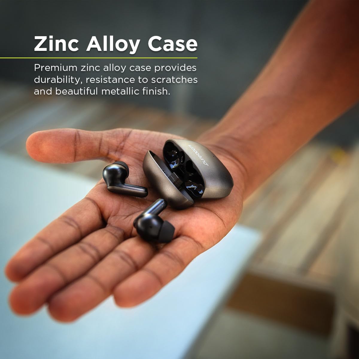 PureGear PureBoom Orbs Pro Active Nosie Cancellation Wireless Earbuds, Reduce Noise with ANC, Stereo Headphones in Ear with Zinc Alloy Case…