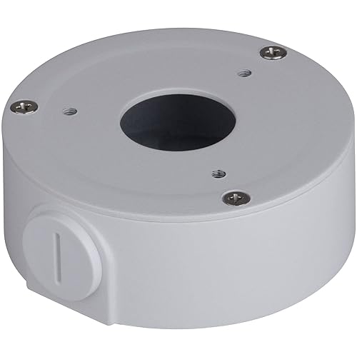 PFA134 Wall Mounting Security Camera Accessory Junction Box Water-Proof Bracket for Da Hua Bullet Network Surveillance Camera, White