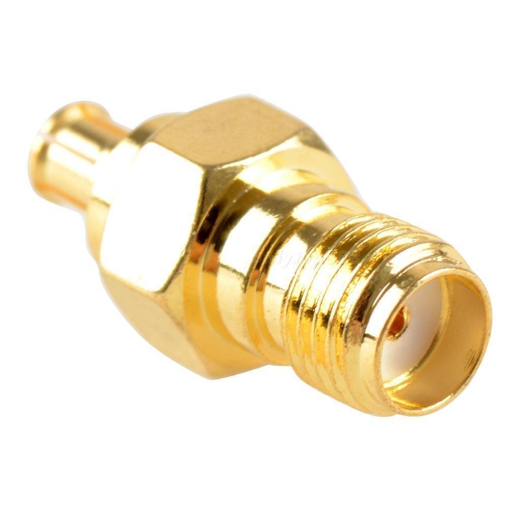 Saide Electronics 2pcs RF coaxial Coax adadpter SMA Female to MCX Male