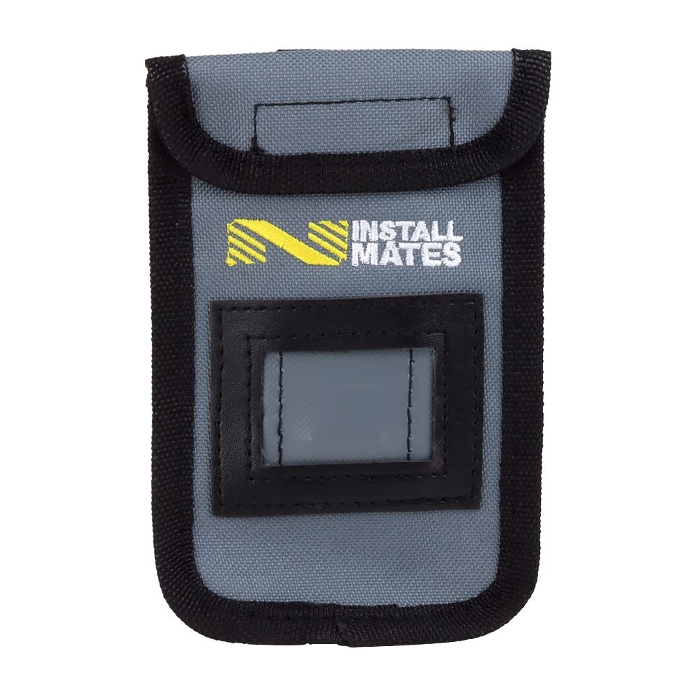 Installmates Cable Tie Pouch, Holds 4" Cable Ties (Grey)