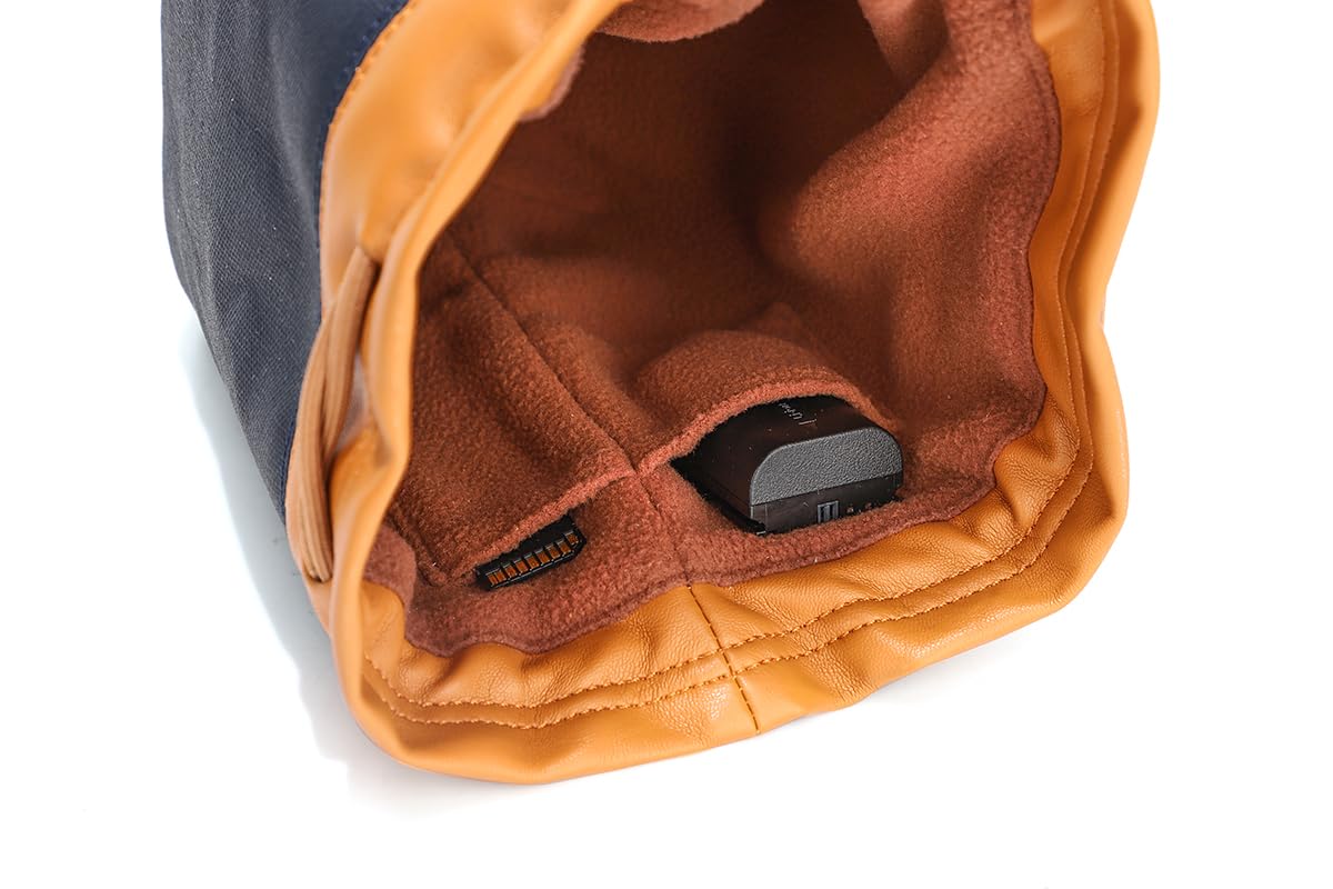 Canvas Camera Bag Lens Case Waterproof for SLR DSLR Compatible with Nikon/Canon/Sony/OLYMPUS/Fujifilm/Sony/Panasonic/Pentax/Samsung
