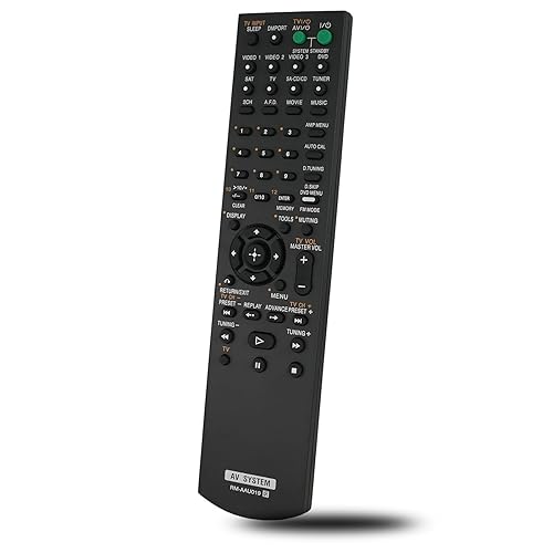 RM-AAU019 Remote Control Replaced for Sony RM-AAU017 HTD-DW685 STRDG510 STR-K1600 Home Theater Audio/Video Receiver AV System