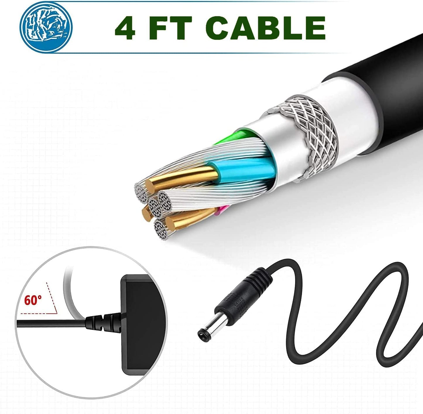 CJP-Geek AC Adapter Compatible with LG BP135 BPM55 BP255 BPM25 BP325 BP325W BP350 BP155 BP300 BP135W-N BP250 BP450 BP125-N BP-125 Blu-ray Disc DVD…