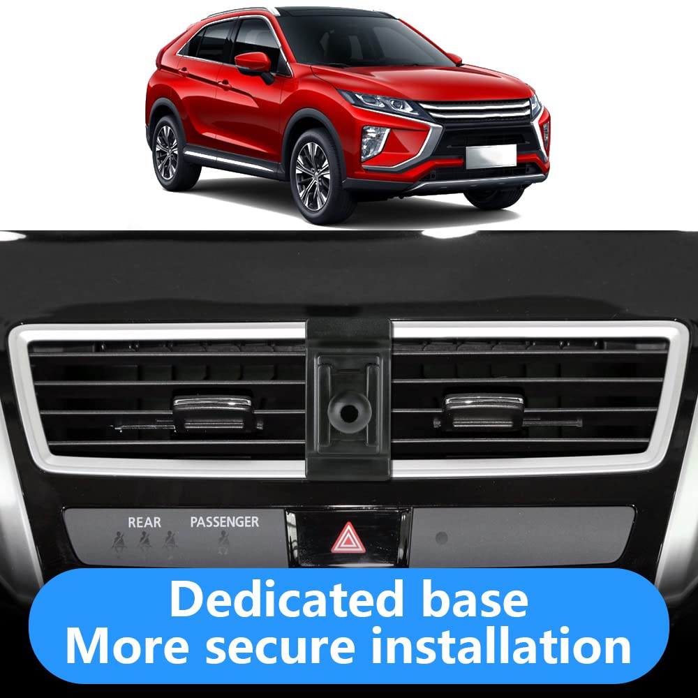 LUNQIN Car Phone Holder for Mitsubishi Eclipse Cross 2018 2019 2020 2021 2022 2023 2024 2025 2026 Auto Interior Accessories Best Cell Phones Mount