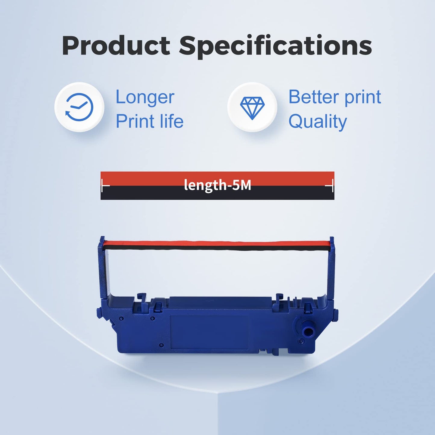 SP700 MYCARTRIDGE Compatible Ink Ribbon Replacement for Star SP-700 SP700 RC700 SP700BR RC700BR SP712 SP712R SP717 SP742R SP747 SP740 Printer Ribbon