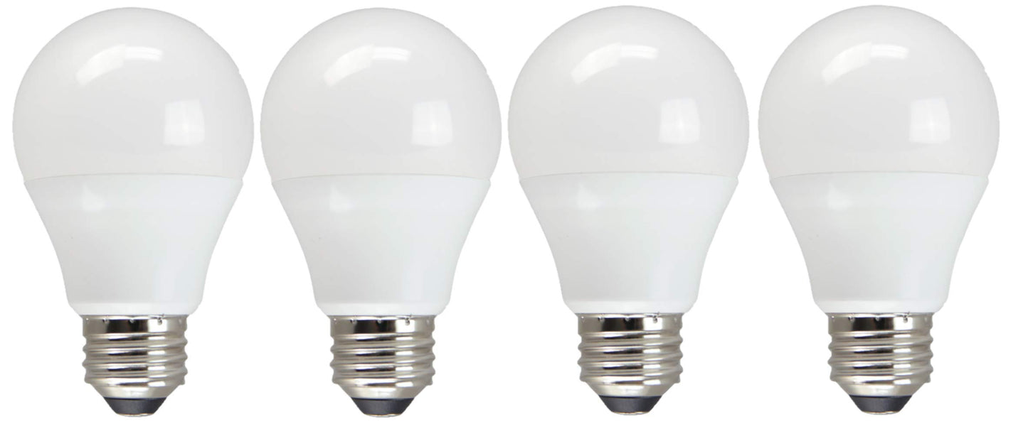TCP Eco$ave LED 60 Watt Equivalent | 4 Pack | Daylight (5000K) Shatter Resistent | 730 Lumens | 6,000 Hour | Non-Dimmable Light Bulbs