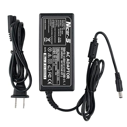 New AC DC Adapter Charger Replacement for 18V Big Blue Studio Wireless Bluetooth Speaker, Fit for Brookstone Big Blue Party Indoor-Outdoor Bluetooth