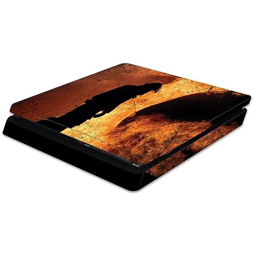 MightySkins Skin Compatible with Sony Playstation 4 Slim PS4 wrap Cover Sticker Skins Firefighter